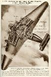 Junkers G38, Large German Freight Plane-B und H Romer-Stretched Canvas