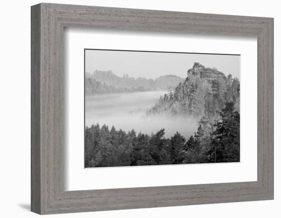 B&W Autumn Landscape-Jan S.-Framed Photographic Print