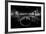 B&W Canal at Night II-Erin Berzel-Framed Photographic Print