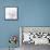 B&W Dahlia R 2-Suzanne Foschino-Framed Stretched Canvas displayed on a wall