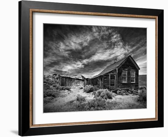 B&W Desert View III-David Drost-Framed Photographic Print