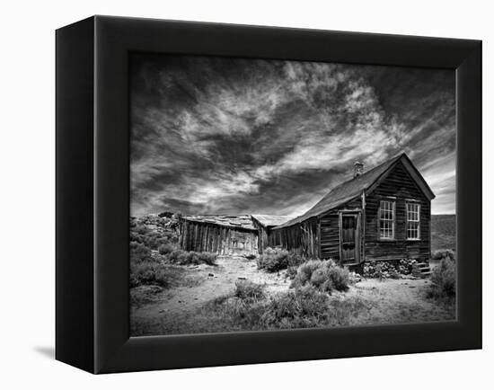 B&W Desert View III-David Drost-Framed Premier Image Canvas