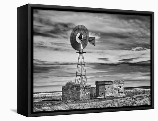 B&W Desert View VI-David Drost-Framed Premier Image Canvas