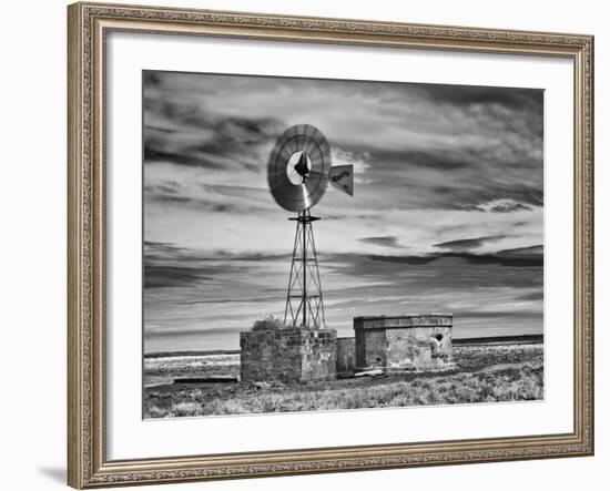 B&W Desert View VI-David Drost-Framed Photographic Print