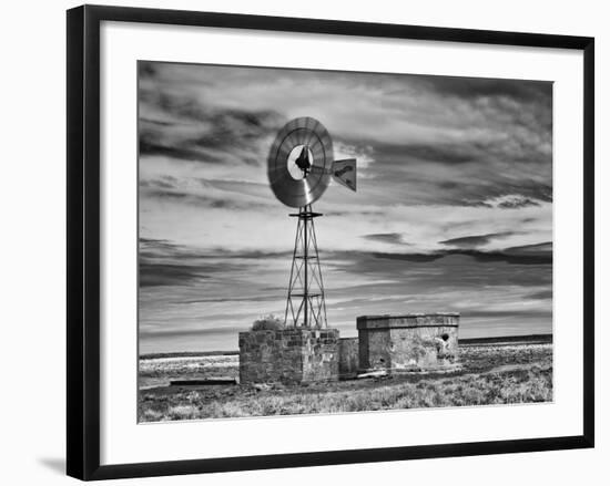 B&W Desert View VI-David Drost-Framed Photographic Print