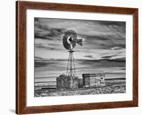 B&W Desert View VI-David Drost-Framed Photographic Print