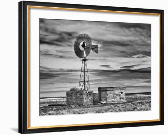 B&W Desert View VI-David Drost-Framed Photographic Print