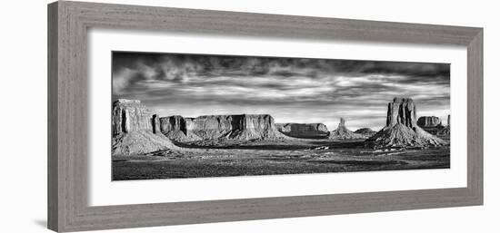 B&W Desert View VII-David Drost-Framed Photographic Print