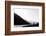 B&W glacial river-Savanah Plank-Framed Photo