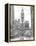 B&W Us Cityscape-Philadelphia-Melissa Wang-Framed Stretched Canvas