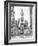 B&W Us Cityscape-Philadelphia-Melissa Wang-Framed Art Print