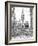 B&W Us Cityscape-Philadelphia-Melissa Wang-Framed Art Print