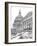 B&W Us Cityscape-Washington DC-Melissa Wang-Framed Art Print