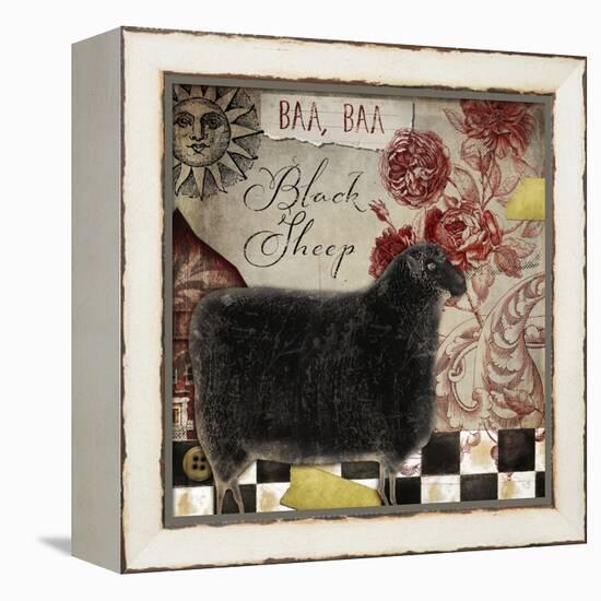 Baa Baa Black Sheep-Color Bakery-Framed Premier Image Canvas