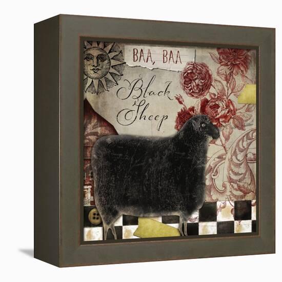 Baa Baa Black Sheep-Color Bakery-Framed Premier Image Canvas