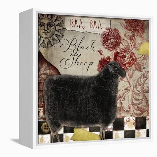 Baa Baa Black Sheep-Color Bakery-Framed Premier Image Canvas