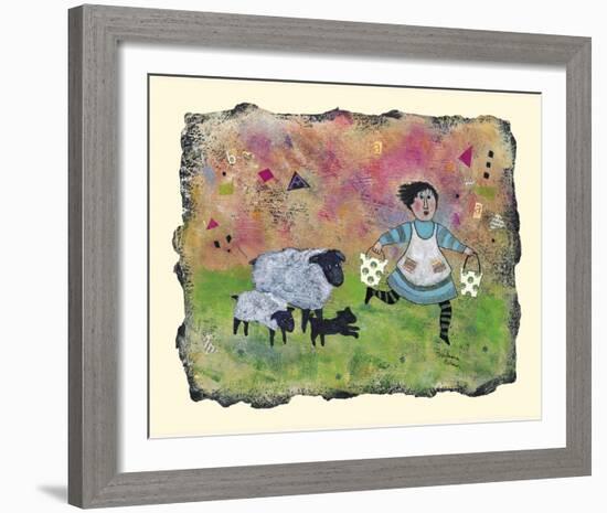 Baa, Baa-Barbara Olsen-Framed Giclee Print