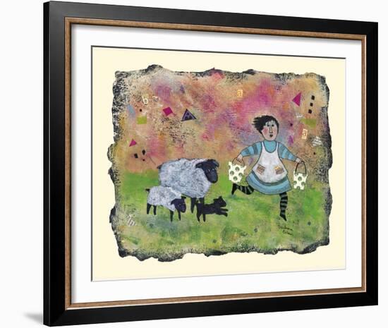 Baa, Baa-Barbara Olsen-Framed Giclee Print