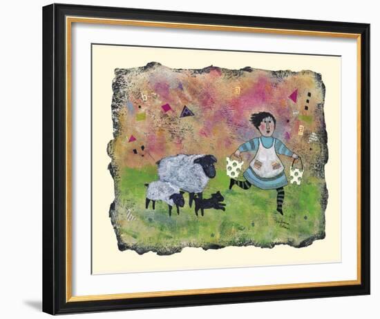 Baa, Baa-Barbara Olsen-Framed Giclee Print