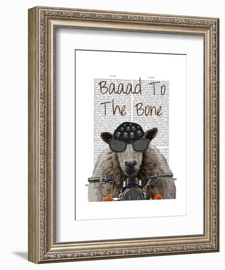 Baaad to the Bone-Fab Funky-Framed Art Print