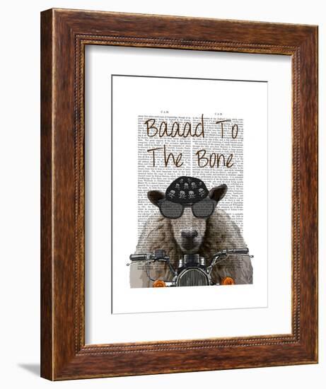 Baaad to the Bone-Fab Funky-Framed Art Print