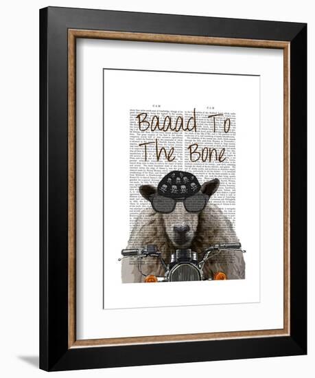 Baaad to the Bone-Fab Funky-Framed Art Print