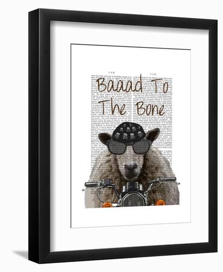 Baaad to the Bone-Fab Funky-Framed Art Print