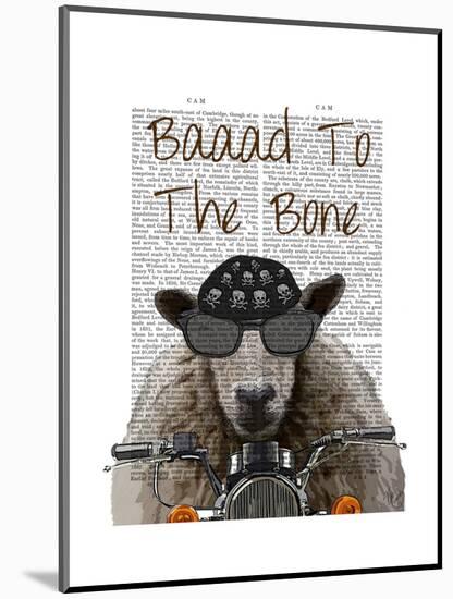 Baaad to the Bone-Fab Funky-Mounted Art Print