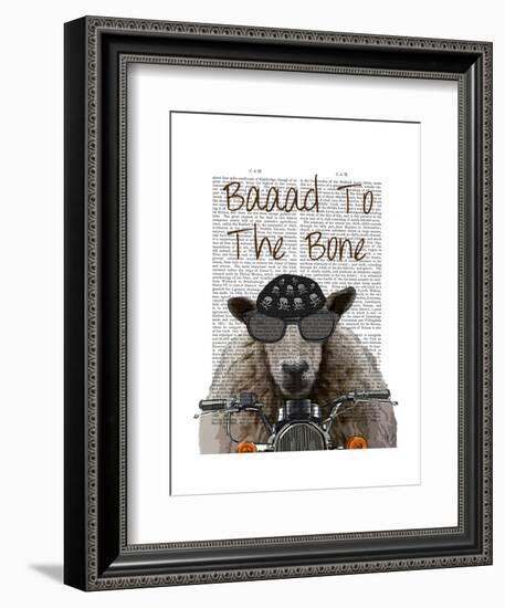 Baaad to the Bone-Fab Funky-Framed Art Print