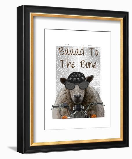 Baaad to the Bone-Fab Funky-Framed Art Print