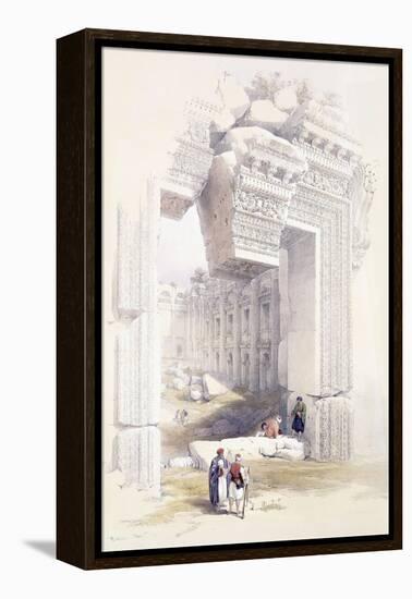 Baalbec, May 7th 1839, C.1842-1849-David Roberts-Framed Premier Image Canvas