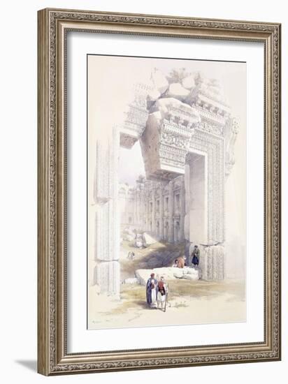 Baalbec, May 7th 1839, C.1842-1849-David Roberts-Framed Giclee Print