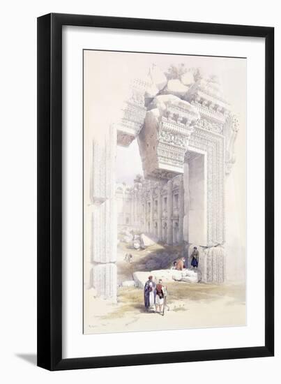 Baalbec, May 7th 1839, C.1842-1849-David Roberts-Framed Giclee Print