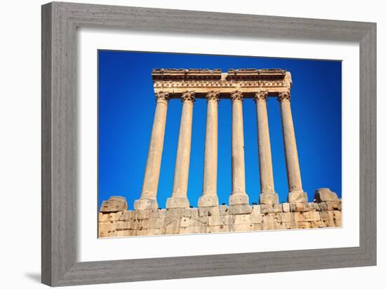 Baalbek Ruins-benkrut-Framed Photographic Print