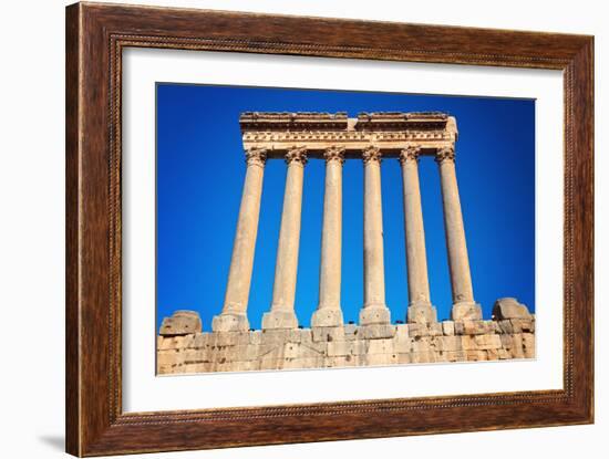 Baalbek Ruins-benkrut-Framed Photographic Print