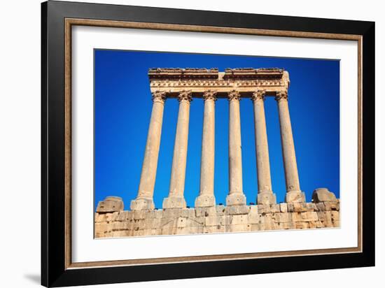 Baalbek Ruins-benkrut-Framed Photographic Print