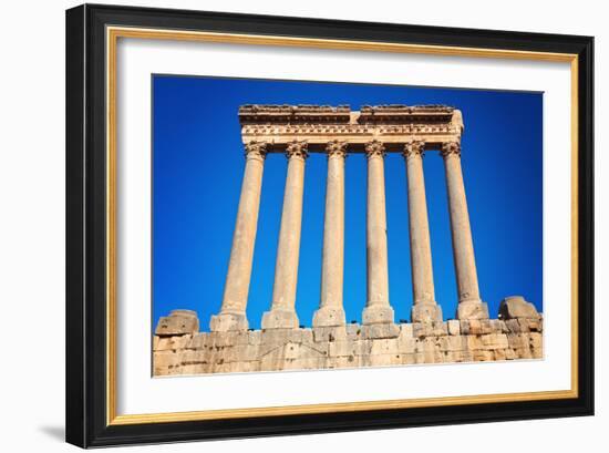 Baalbek Ruins-benkrut-Framed Photographic Print