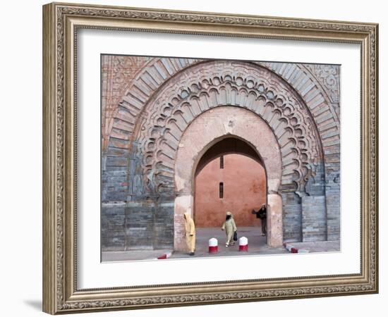 Bab Agnaou (Bab Er Rob), Marrakech (Marrakesh), Morocco, North Africa, Africa-Nico Tondini-Framed Photographic Print