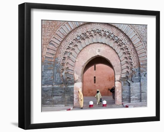 Bab Agnaou (Bab Er Rob), Marrakech (Marrakesh), Morocco, North Africa, Africa-Nico Tondini-Framed Photographic Print