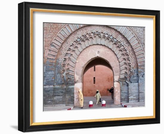 Bab Agnaou (Bab Er Rob), Marrakech (Marrakesh), Morocco, North Africa, Africa-Nico Tondini-Framed Photographic Print