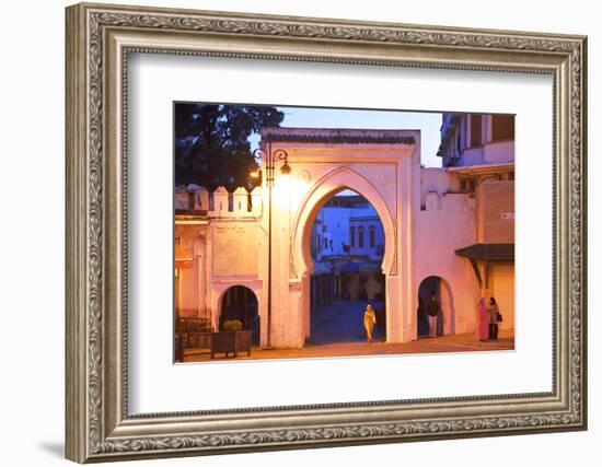 Bab El Fahs at Dusk, Grand Socco, Tangier, Morocco, North Africa-Neil Farrin-Framed Photographic Print