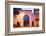 Bab El Fahs at Dusk, Grand Socco, Tangier, Morocco, North Africa-Neil Farrin-Framed Photographic Print