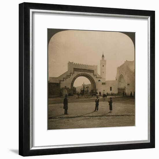 'Bab el-Hathera, Tunis, Tunis', 1901-Unknown-Framed Photographic Print