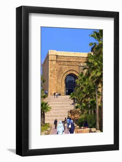 Bab Oudaia, Oudaia Kasbah, Rabat, Morocco, North Africa, Africa-Neil Farrin-Framed Photographic Print