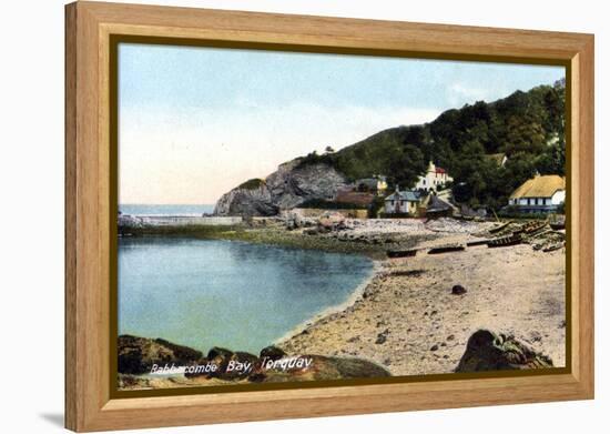 Babbacombe Bay, Torquay, Devon, 20th Century-Francis Frith-Framed Premier Image Canvas