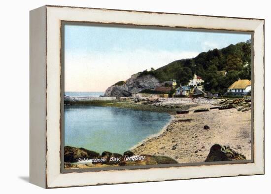 Babbacombe Bay, Torquay, Devon, 20th Century-Francis Frith-Framed Premier Image Canvas