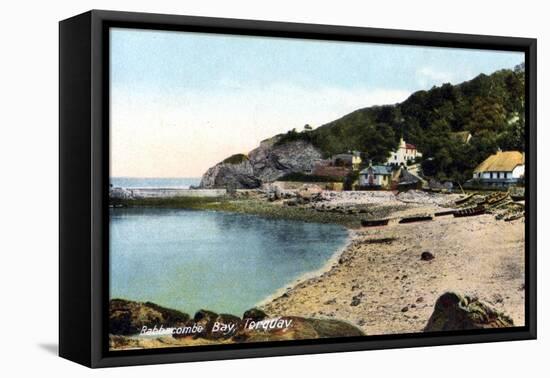 Babbacombe Bay, Torquay, Devon, 20th Century-Francis Frith-Framed Premier Image Canvas