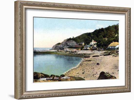 Babbacombe Bay, Torquay, Devon, 20th Century-Francis Frith-Framed Giclee Print