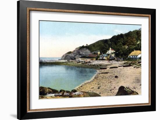 Babbacombe Bay, Torquay, Devon, 20th Century-Francis Frith-Framed Giclee Print