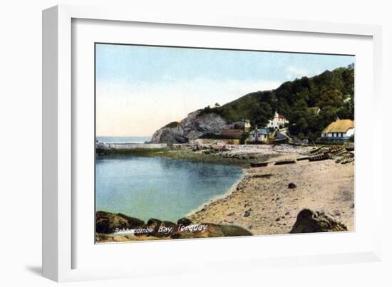 Babbacombe Bay, Torquay, Devon, 20th Century-Francis Frith-Framed Giclee Print